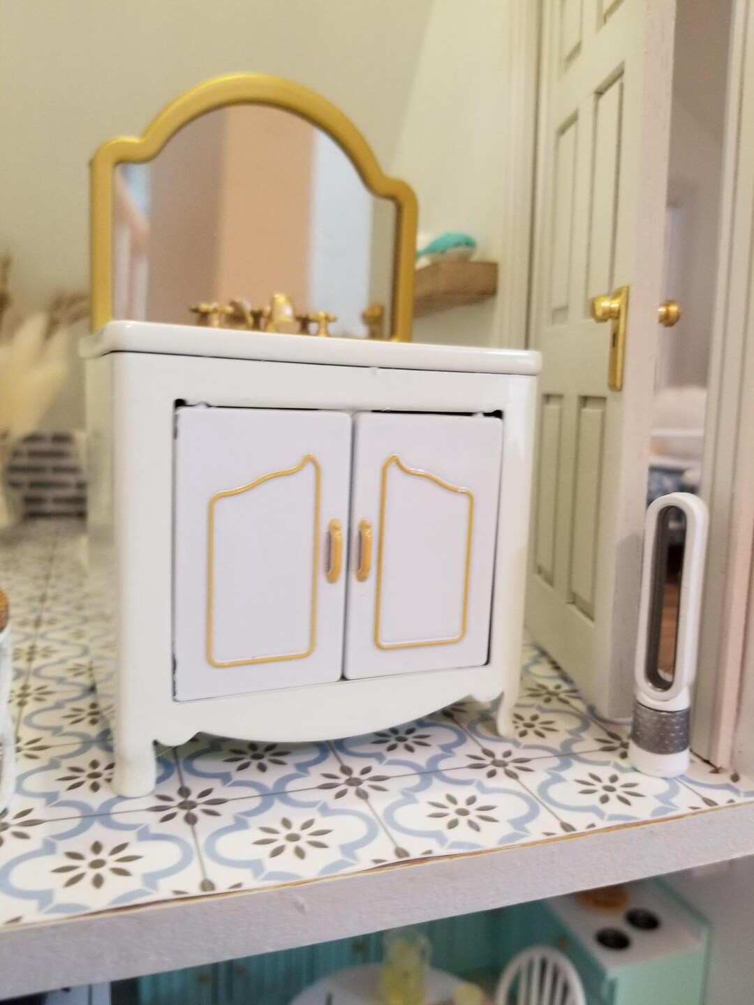 Dollhouse Bathroom Sink Cabinet Vanity - Etsy