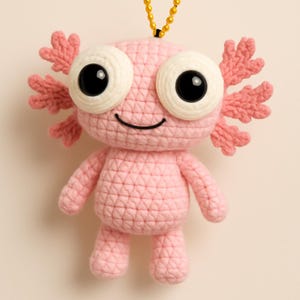 No-SEW Amigurumi - AquaLottie Amigurumi Axolotl Crochet Pattern - Easy Beginner Friendly Digital Download