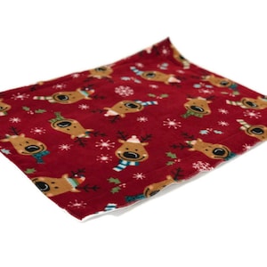 Holiday reindeer  Guinea Pig Fleece Cage Liner | Waterproof | Anti-Shrink Design | Handmade With Love For Guinea Pigs | Custom Sizes Offered