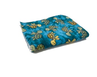 Happy Turtles Guinea Pig Fleece Cage Liner | Waterproof | Anti-Shrink Design | Handmade With Love For Guinea Pigs | Custom Sizes Offered