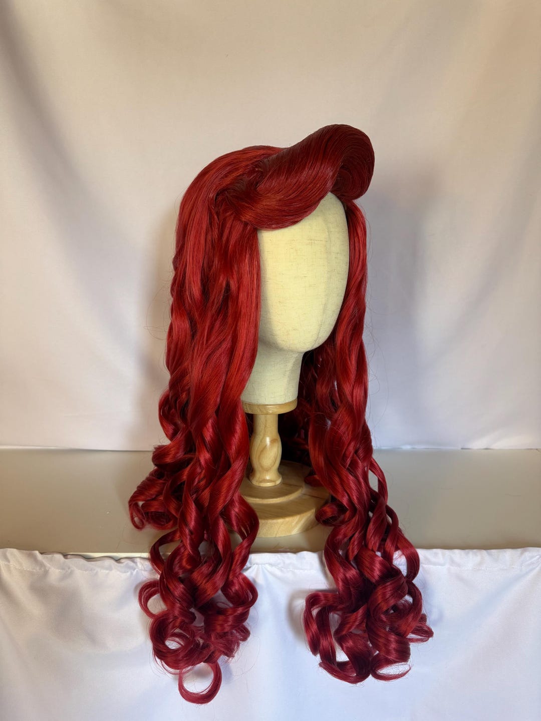 Ariel Wig (cherry Red) - Etsy