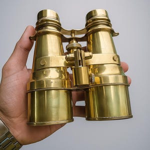 Vintage Maritime Brass Opera Glasses – Nautical Theater Binoculars | Antique-Style Gift for Collectors & Explorers