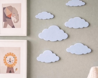 Cloud Wall Decor for Kids' Room | 3D Wall Cloud Set