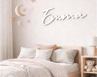Personalized nameplate for children's room door sign | Child's name wall decoration | Name sign for baby's room | Baby shower gift | Custom name sign