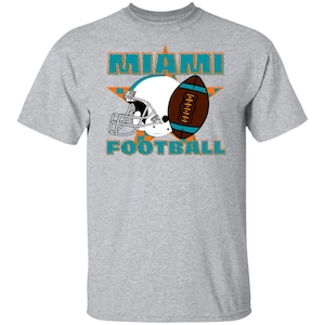 Vintage Miami Football Shirt: Retro Delphin Spieltag T-Shirt