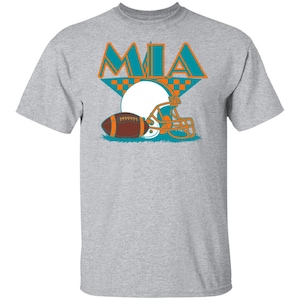 Vintage Miami Football Shirt: Retro Delphin Spieltag T-Shirt