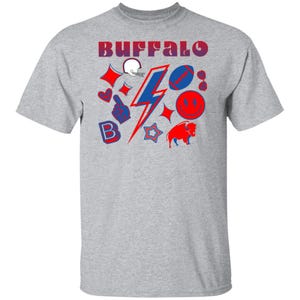 Buffalo Football Tshirt Game Day Bill Football Shirt Vintage Retro Buffalo Football Shirt Gameday Buffalo Sports Apparel Retro Bill t shirt