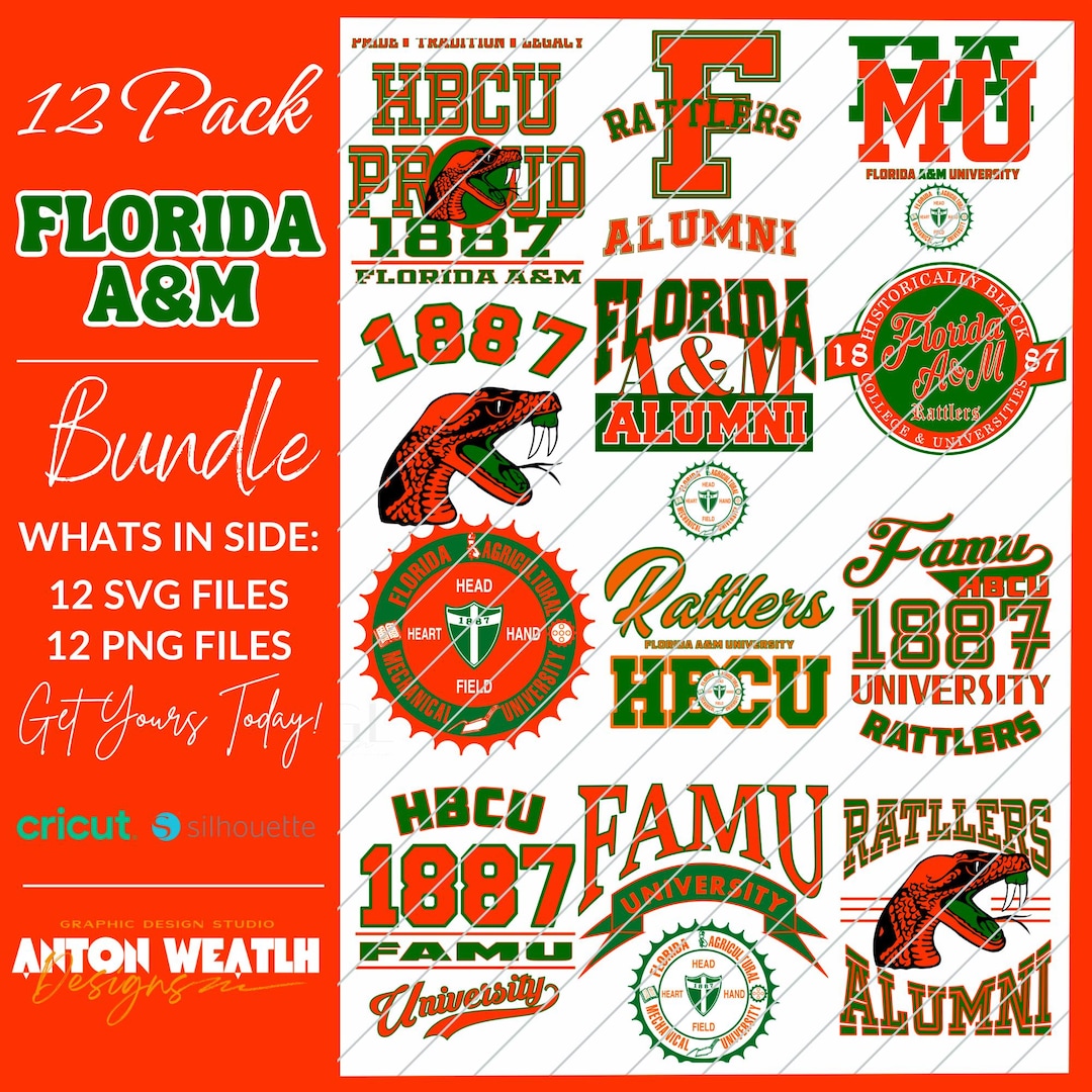 FAMU SVG Bundle Florida AM Rattlers Svg Bundle Famu Digital Download ...