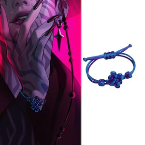 Korean Knot bracelet, Kpop Demon Hunter Rumi Jinu Bracelet, Kpop Jewelry, Kpop, Jinu Cosplay, Jinu Bracelets