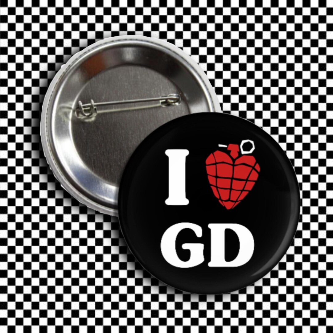 American Idiot I Love GD 1.46in Pinback Button - Etsy