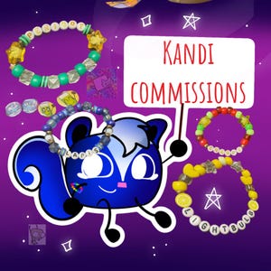 Custom character Kandi Bracelets commissions