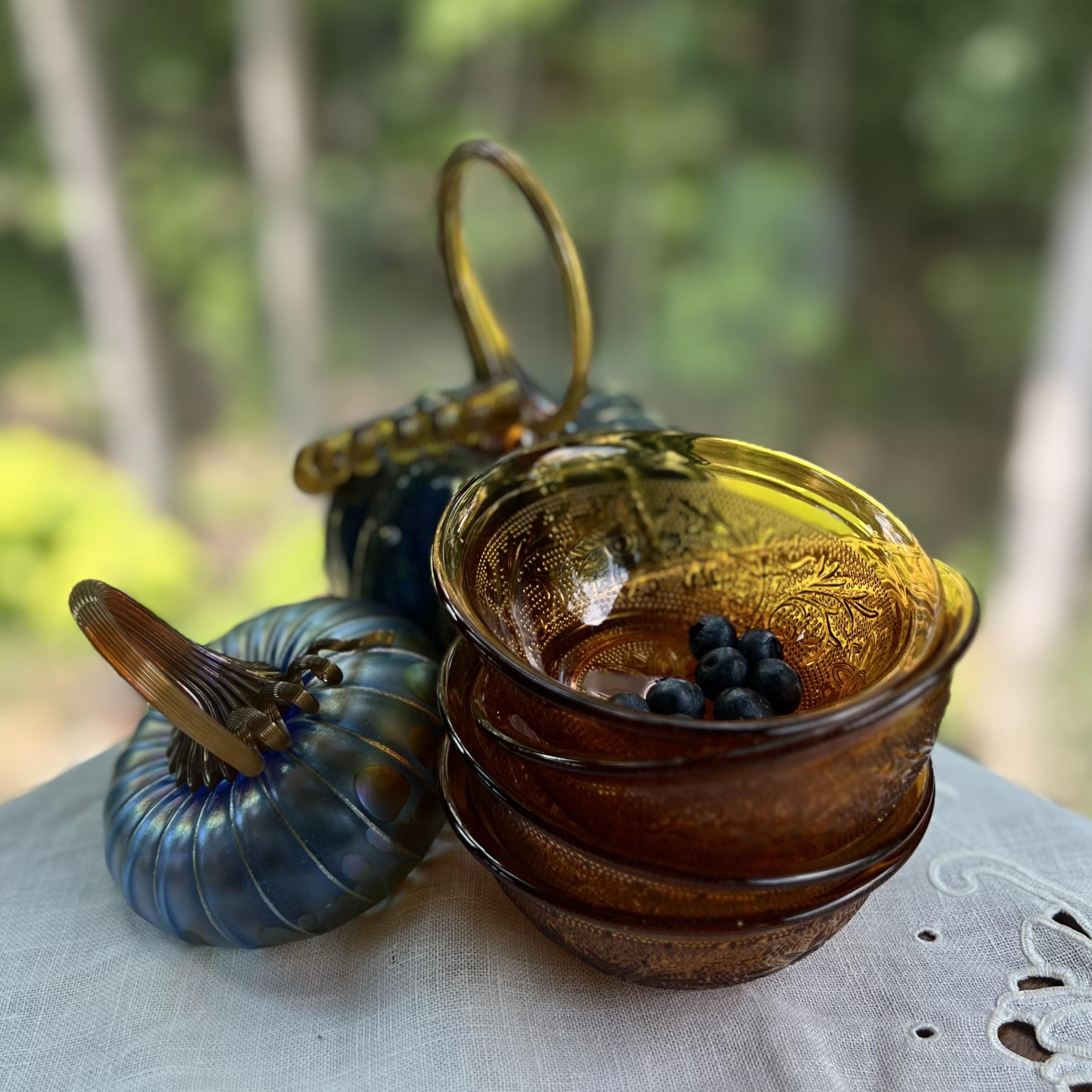 琥珀色のボウル - Etsy 日本