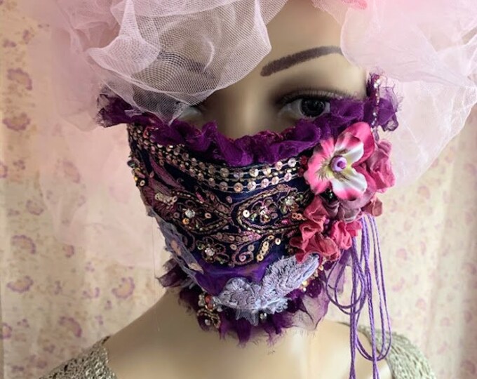 Woman Face Mask Art to Wear Face Mask Boho Chic Face Mask Etsy