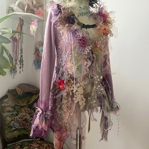 Bohemian Art to Wear Jacket Altered Couture Redesigned - Etsy