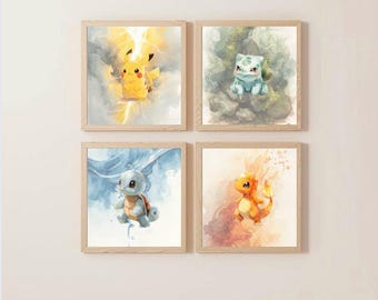 ゼニガメ、ヒトカゲ、フシギダネのポケモンデコレーション | ポケモン