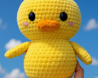 Handmade Crochet Duck Plush