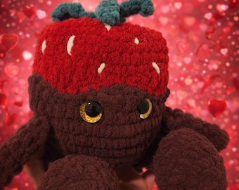 Valentine Crochet Chocolate Strawberry