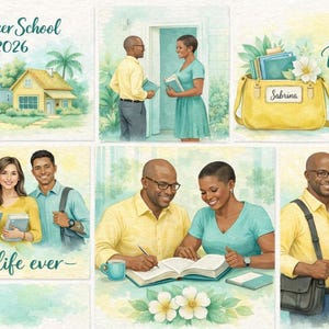 Pioneer school (ecole de pionnier) (escuela de precursores) stickers/ labels - personalized color, art, name and language