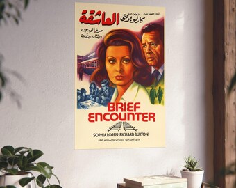 Breve encuentro (1974) – Sophia Loren y Richard Burton – Reimpresión en árabe "العاشقة"