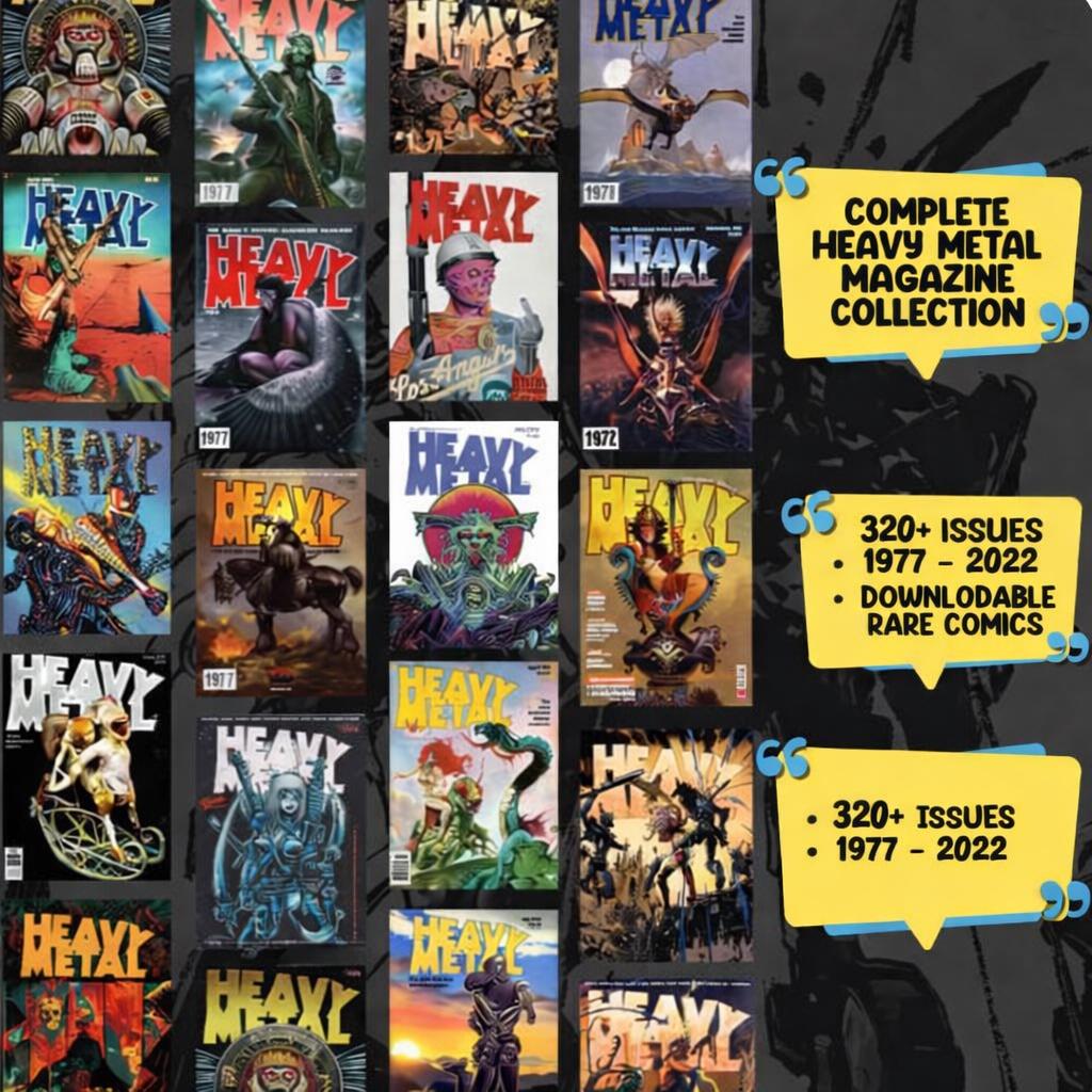 Heavy Metal Magazine - Etsy