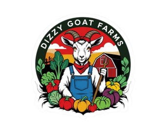 Stick it to Hunger | Dizzy Goat Farms Vinyl Sticker | Charity Fundraiser Decal