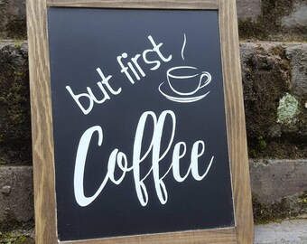 coffee chalkboard etsy