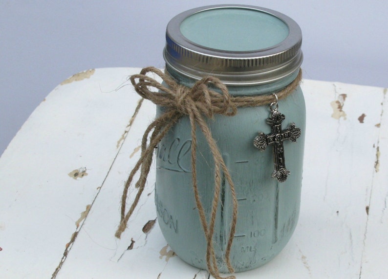 Pot Décriture Avec Croix Canard Oeuf Bleu Craie Peinture Etsy