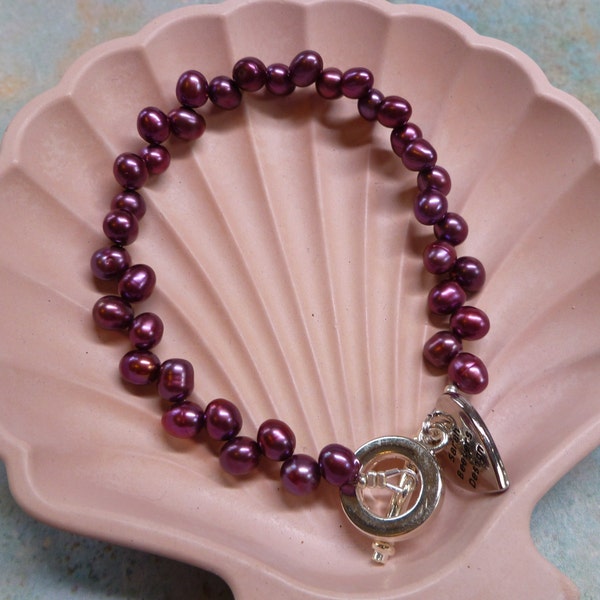 Bobby Burgundy Bracelet Burgundy
