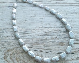 Pearl Necklace - Grey Freshwater Pearl Necklace, Grey Pearl Necklace, Pearl Necklace, Bestseller jewellery,