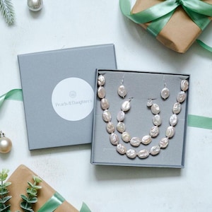 Pale pink pearl necklace - large statement pearl necklace, extra large statement pearls, real pearl necklace, baroque freshwater Pearls