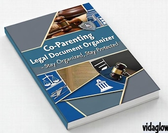 Co-Parenting Legal Document Organizer PDF | Custody Tracker | Court Date Log | Evidence Documentation | Digital Download