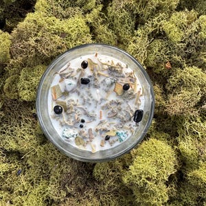 Forest Veil Intention Candle: Grounding, Protection, Energy Shielding