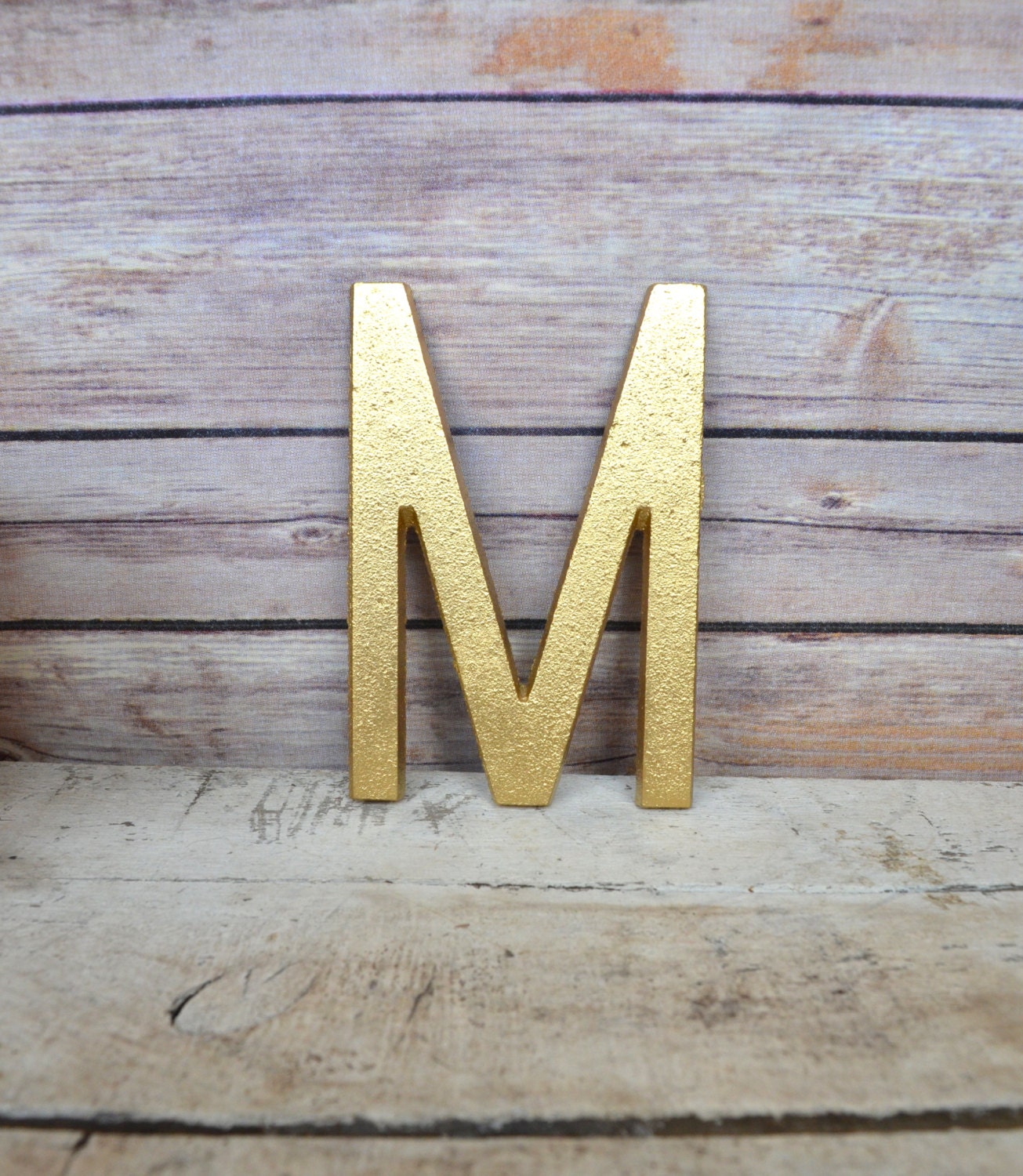 Cast Iron Metal Letter Wall Art Decor Vintage Style You Pick Etsy