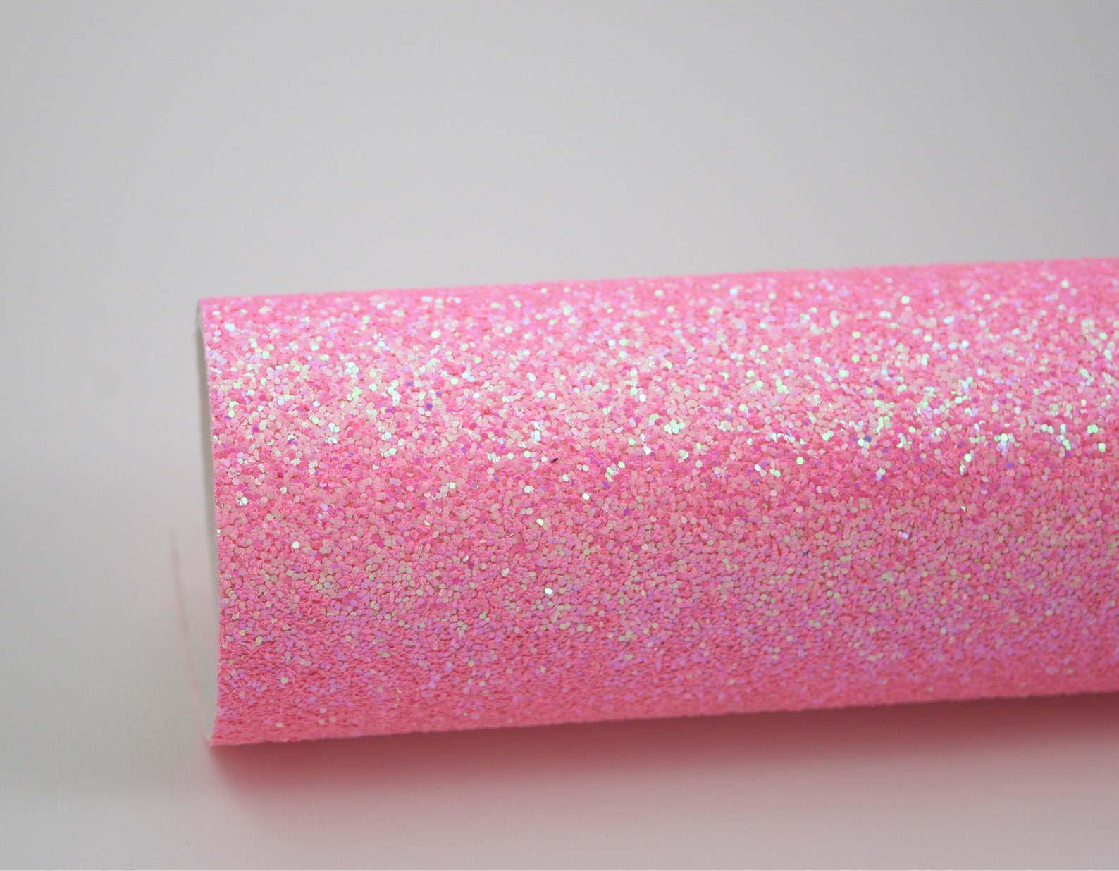 Candy Pink Glitter Fabric Sheet Leatherette Peach Chunky 8 X Etsy
