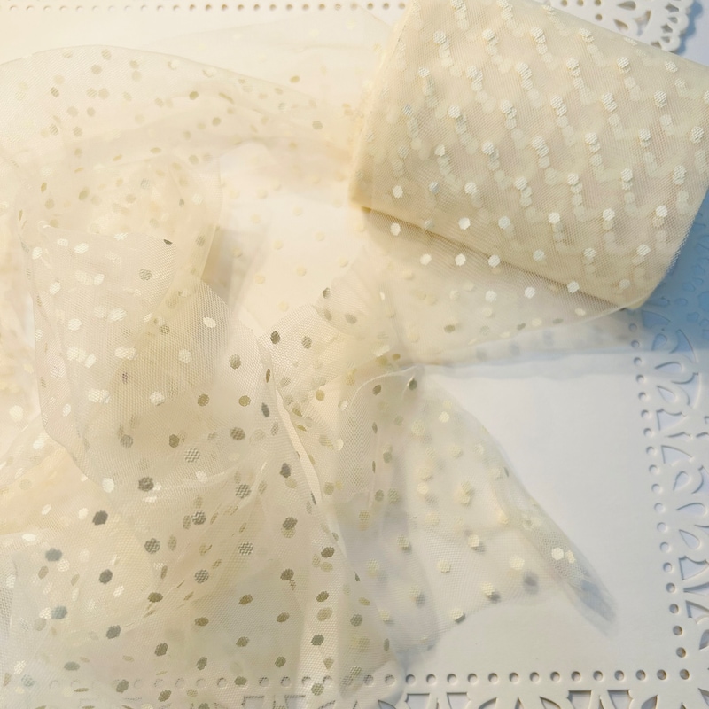 Black Tulle Polka Dot main image 1