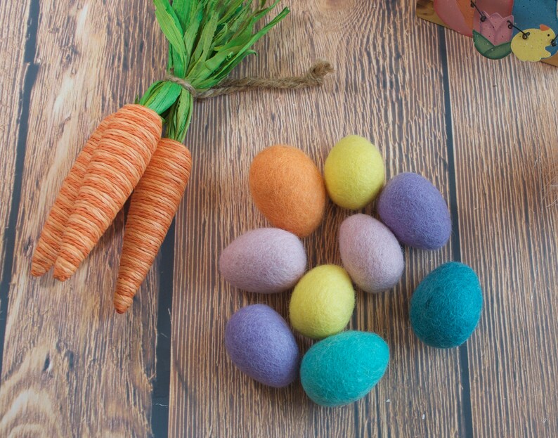 Pastel Wool Felt Easter Egg Felted Egg Easter Egg Bird Egg Etsy
