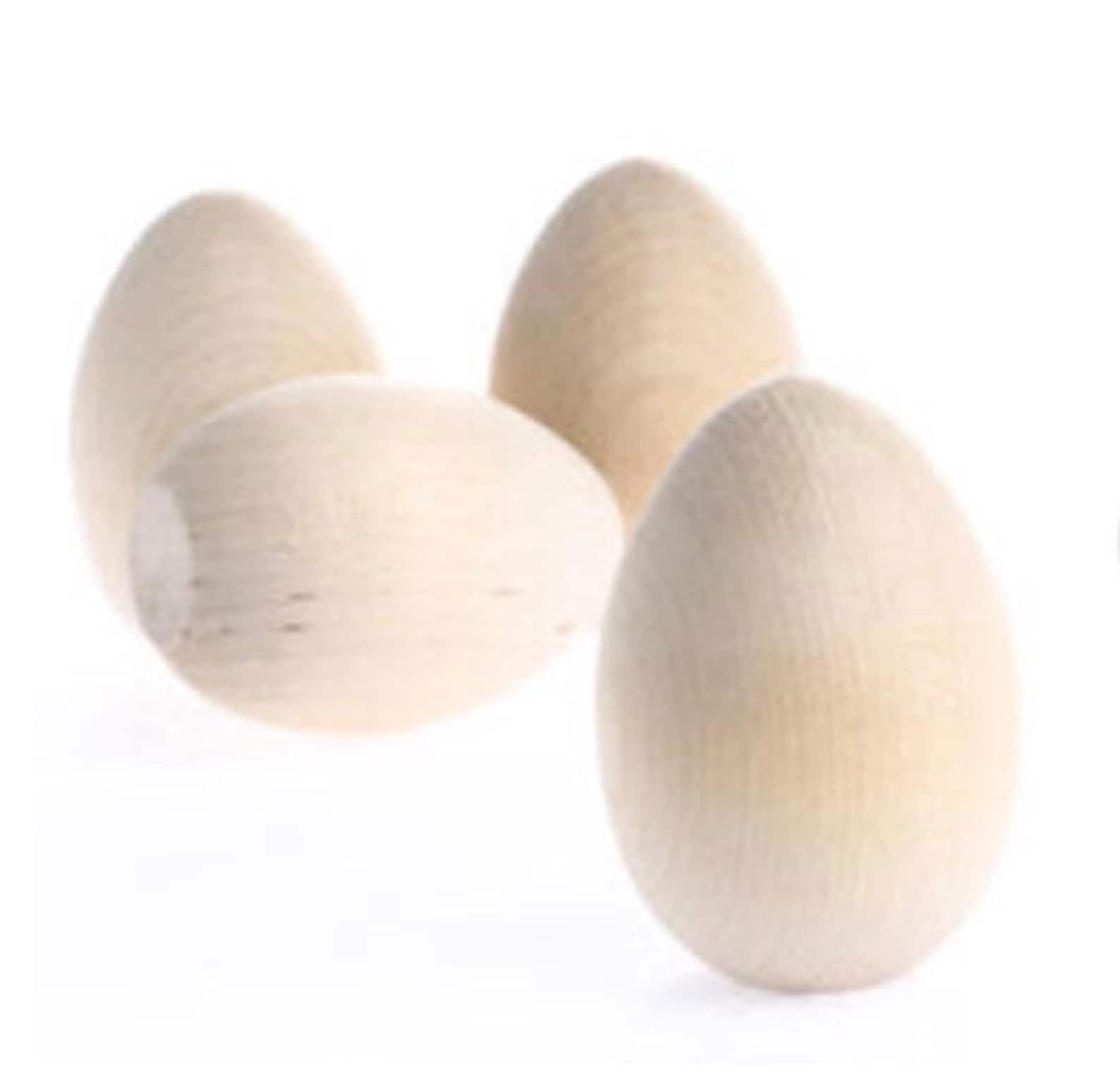 Unfinished Wood Easter Egg Easter Egg Bird Egg Felted Eggs Etsy