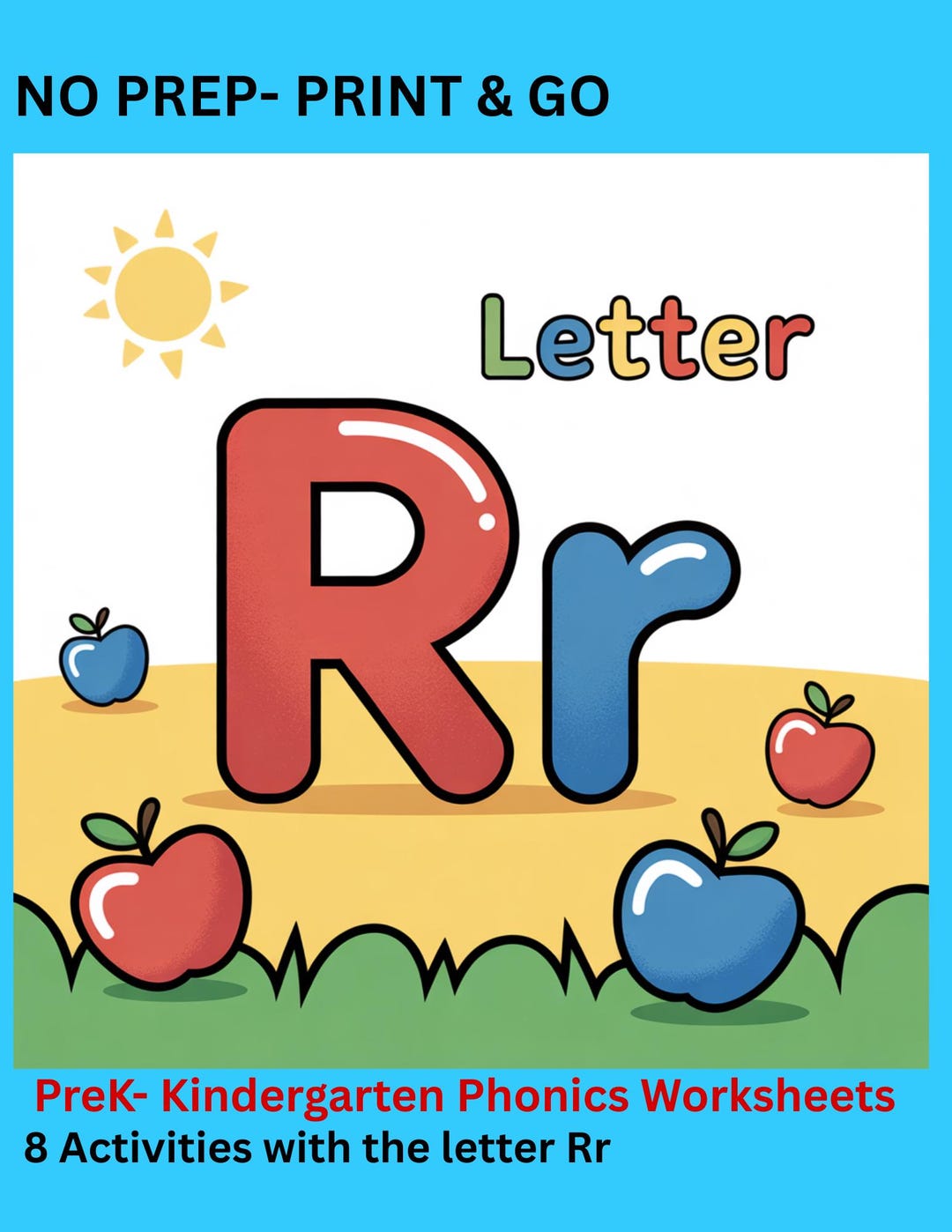 Letter Rr Phonics Worksheets - Etsy
