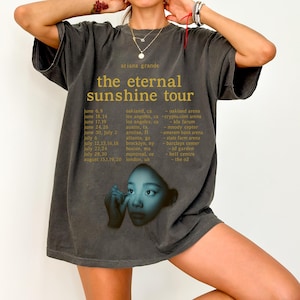 Ariana Grande Eternal Sunshine Tour Shirt: Vintage Pop Concert Tee