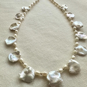 Natural Keshi Pearl Necklace