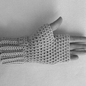 Crochet Pattern Fingerless Mitts Teen and Adult Women Fingerless Gloves, Mittens, Gauntlets, Typist Gloves, Fall or Spring Accessory image 2