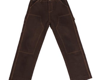 Doppelkniehose Zimmermannshose - Mokka