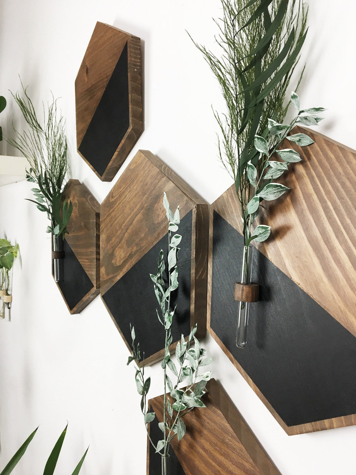 Wood Wall Art Geometric Wall Art Living Room Geometric Wall Etsy