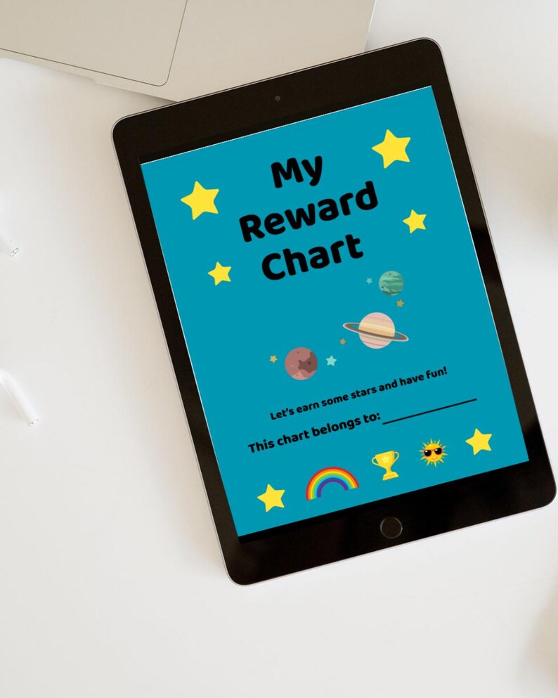 Kids Reward Chart Printable | Behavior Tracker + Sticker Sheet | Chore ...