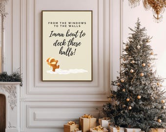 Christmas Wall Art Set of 3 | Printable Holiday Posters | Instant Download