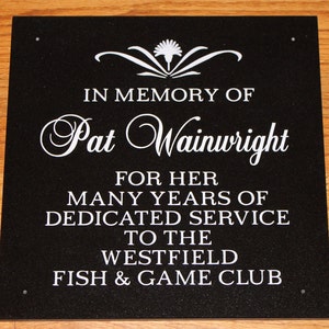 Custom Made Granite Wall Plaque image 2