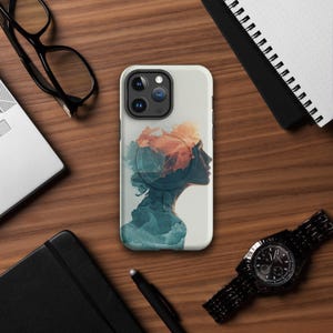 Abstract MagSafe® tough case for iPhone®