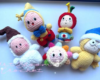 Crochet Twinkle Twinkle Plushie Set, Handmade Sensory Toy