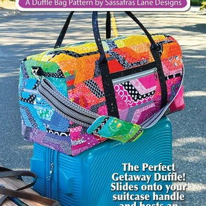 JoJo on the Go Duffle Bag Pattern: Paper Pattern
