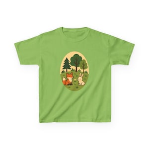 Camiseta infantil &quot;Amigos de la Naturaleza&quot; - Camiseta con animales del bosque